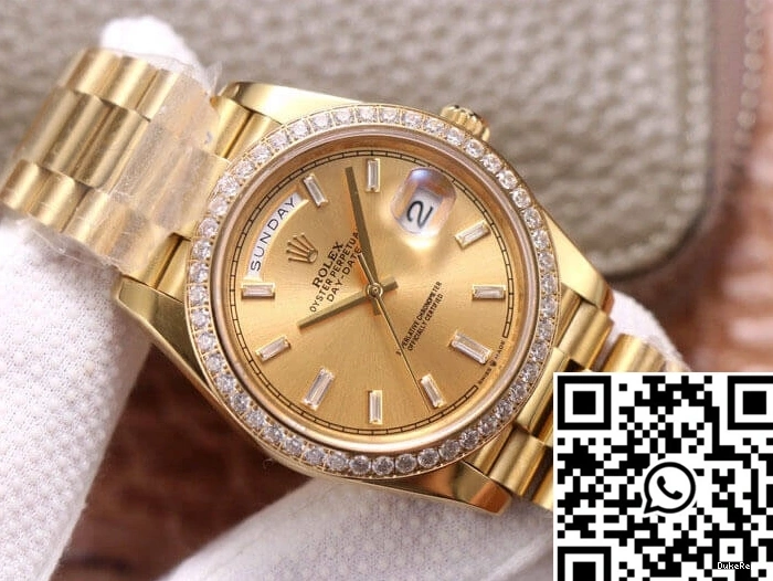 EW 18ct Date Day Factory Gold Rolex M228348RBR-0002 0205